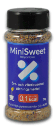 MiniSweet - ett blom- och örtbaserat sötningsmedel